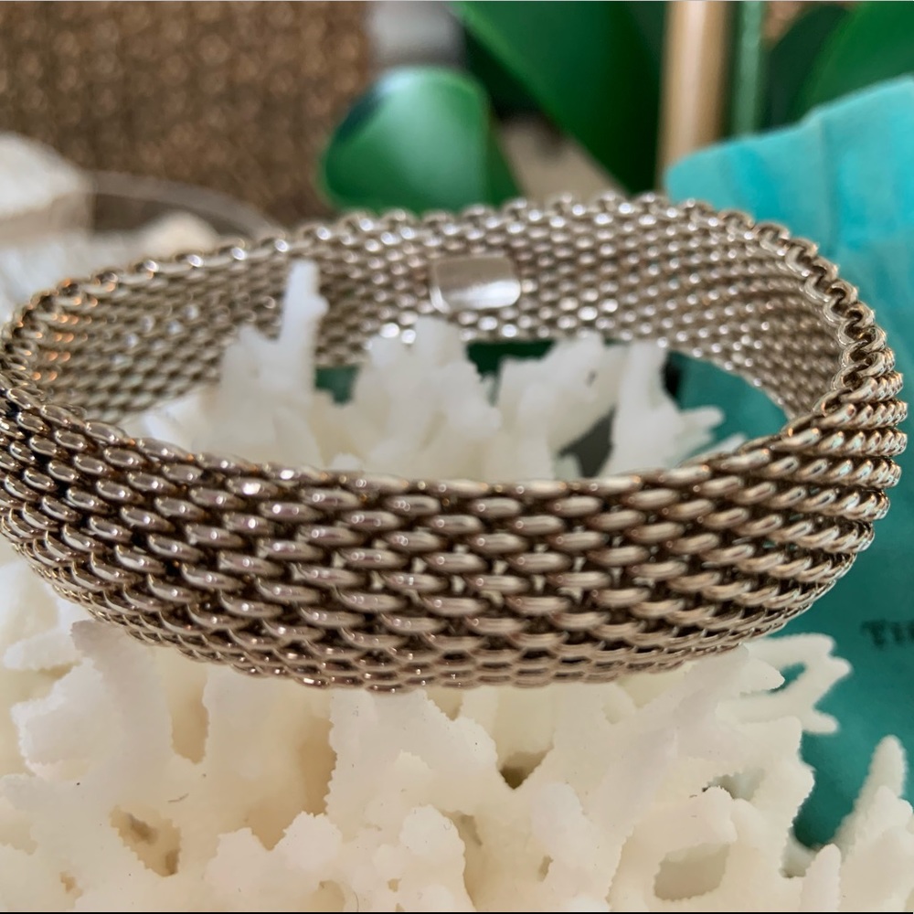 Authentic Tiffany & Co. Somerset Mesh Bracelet